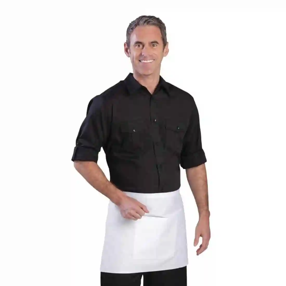 Uniform Works Mens Pilot Shirt Black XL