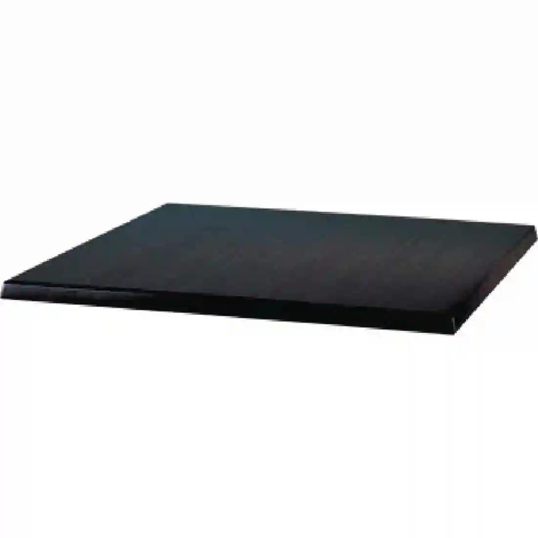 Werzalit Pre-drilled Square Table Top Black 600mm