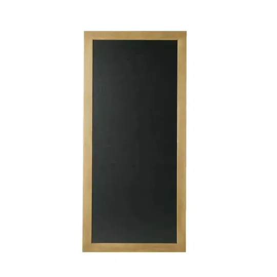 Securit Slim Wall Mounted Blackboard 1200 x 560mm Teak