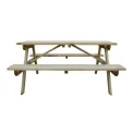 Rowlinson Wooden Picnic Bench 5ft - Image 2