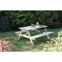 Rowlinson Wooden Picnic Bench 5ft - Image 4