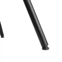Bolero Arlo Side Chairs with Metal Frame Charcoal (Pack of 2) - Image 4