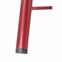Bolero Cantina Low Stools with Wooden Seat Pad Wine Red (Pack of 4) - Image 3