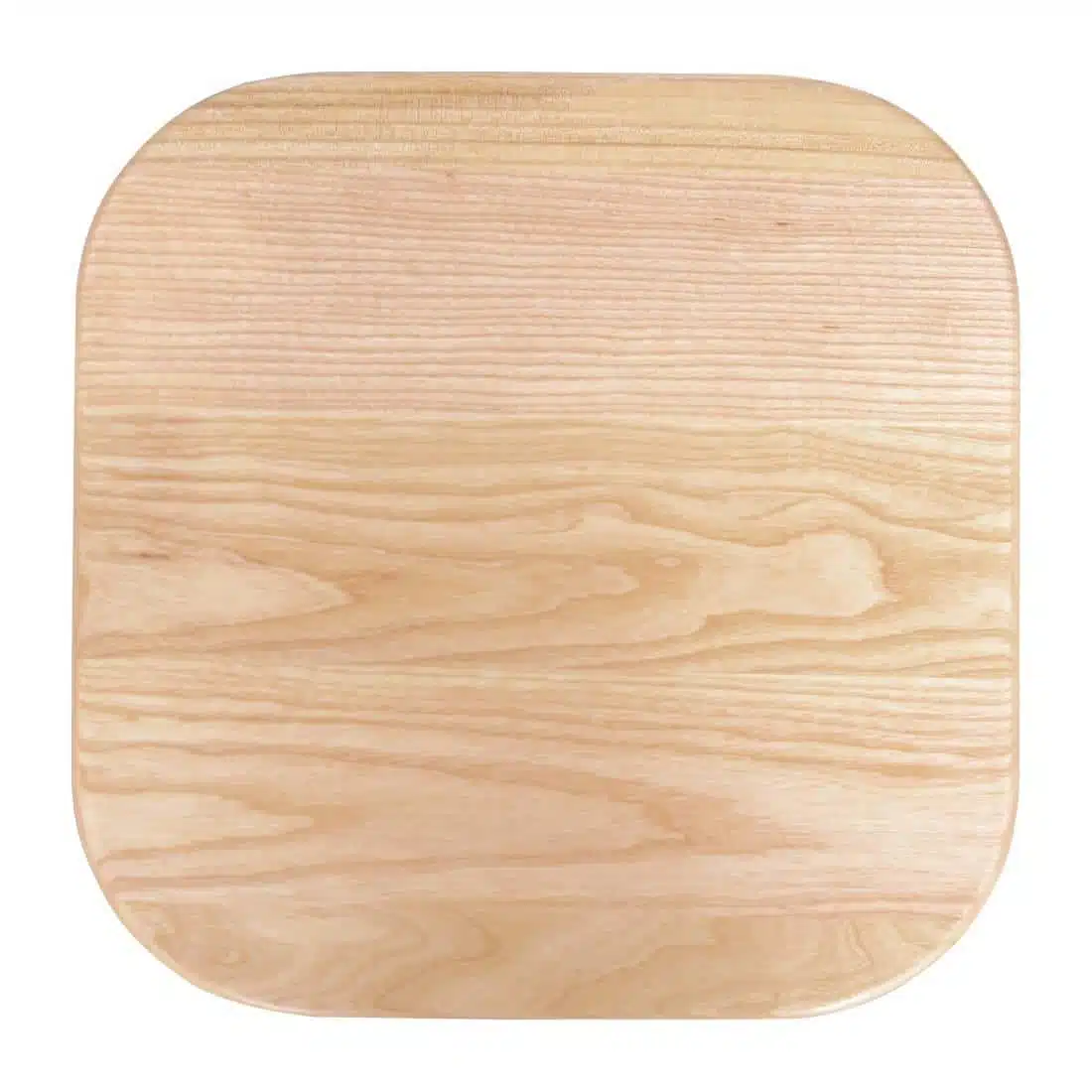 Bolero Cantina Low Stools with Wooden Seat Pad Yellow (Pack of 4) - Image 4