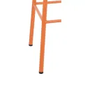 Bolero Cantina High Stools with Wooden Seat Pad Orange (Pack of 4) - Image 3