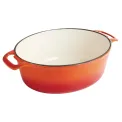 Vogue Orange Oval Casserole Dish 5Ltr - Image 2