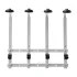 Beaumont Four Bottle Wall Rack