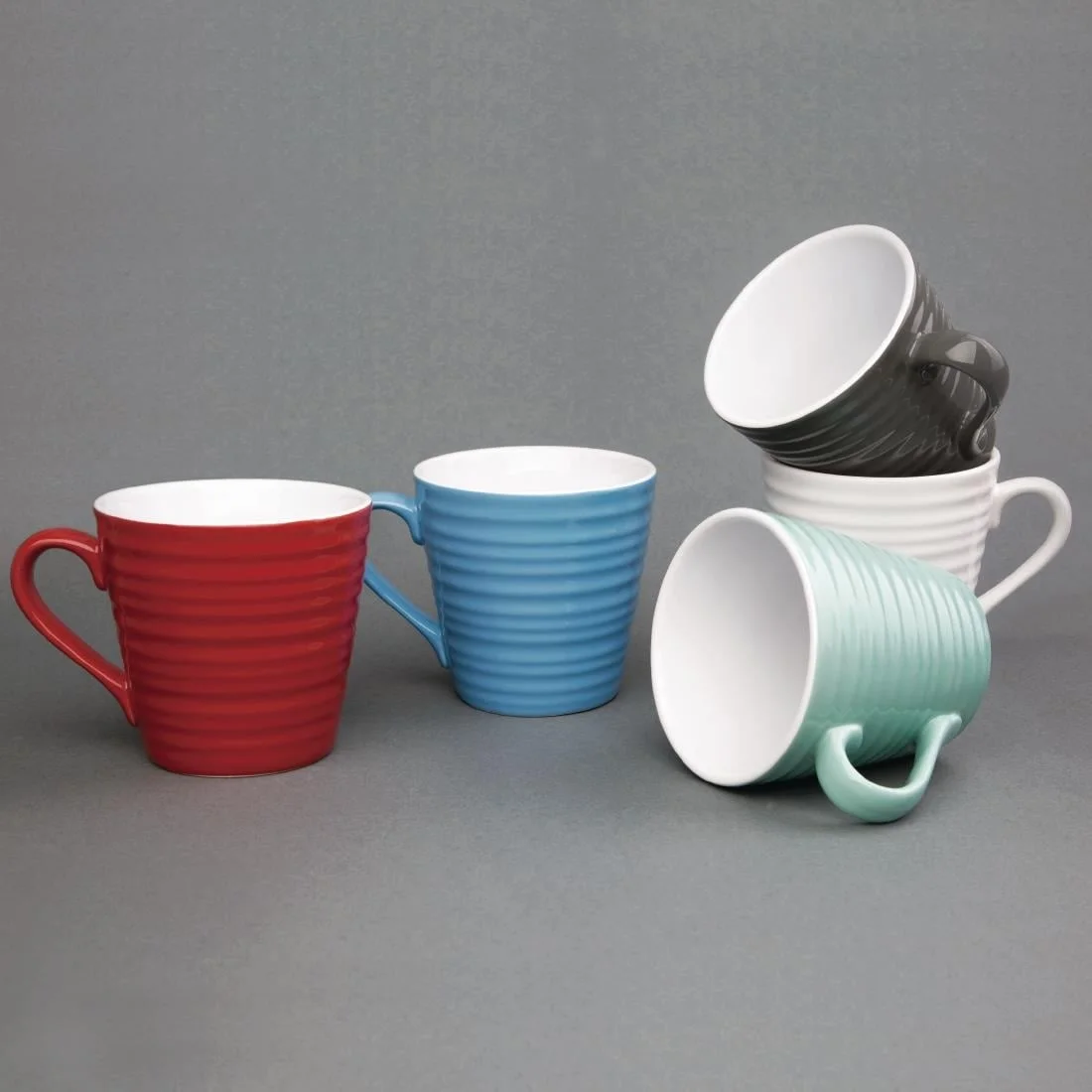 Olympia Cafe Aroma Mugs White 340ml (6 Pack) - Image 2