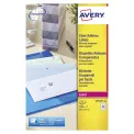 Avery Laser Mini Labels 22x12mm 48 Per Sheet Clear (Pack of 1200) L7553-25 - Image 1