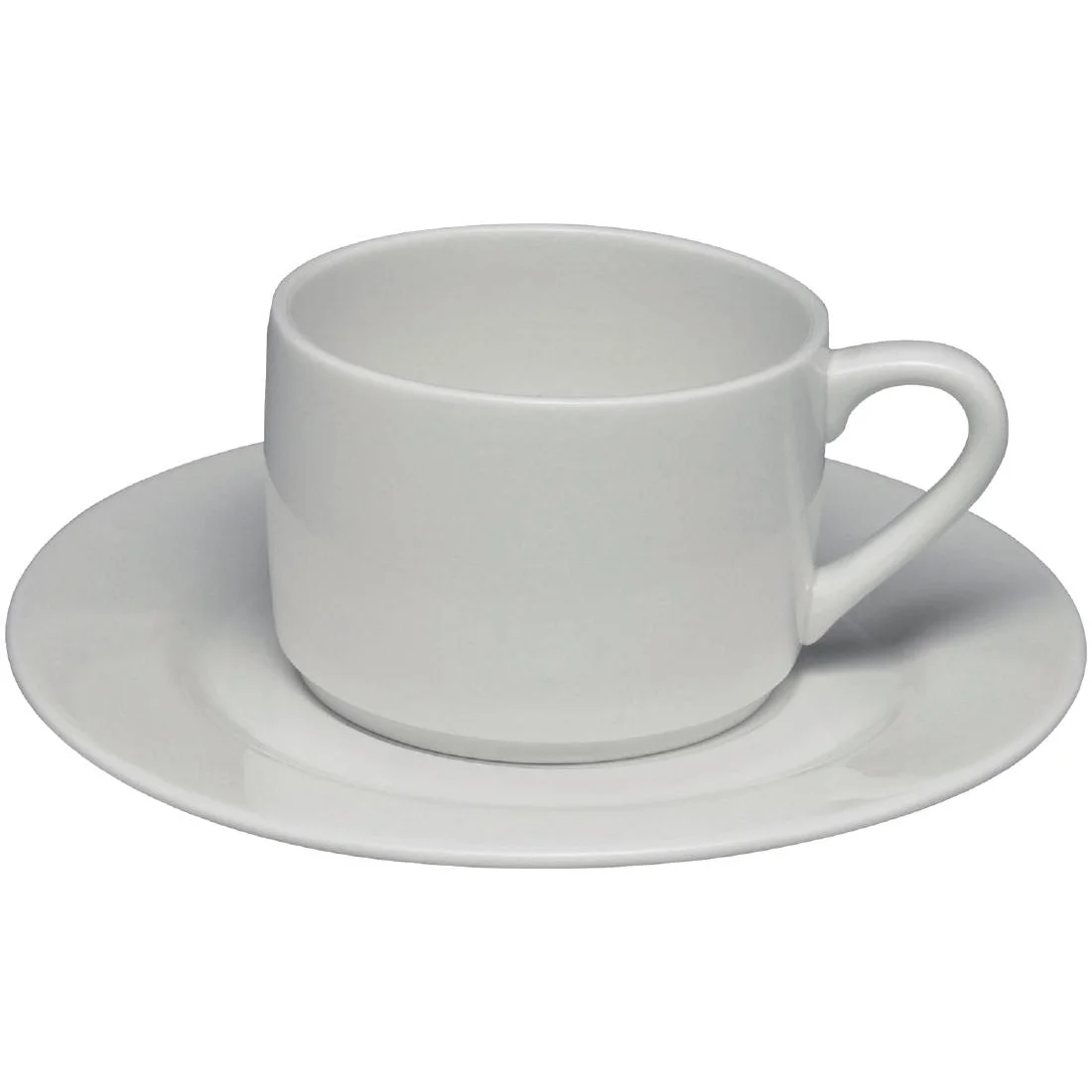 Elia Glacier Fine China Stackable Tea Cups 240ml (6 Pack) - Image 2