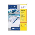 Avery Ultragrip Multipurpose Labels 38.1x21.2mm 65 Per Sheet White (Pack of 6500) 3666 - Image 1