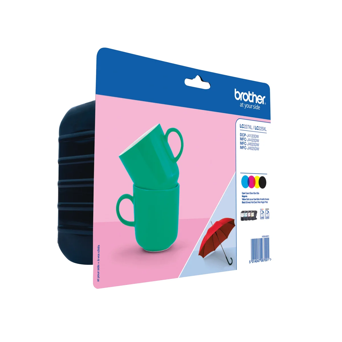 Brother LC227XL Inkjet Cartridge HY CMYK Multipack LC227XLVALBP - Image 1