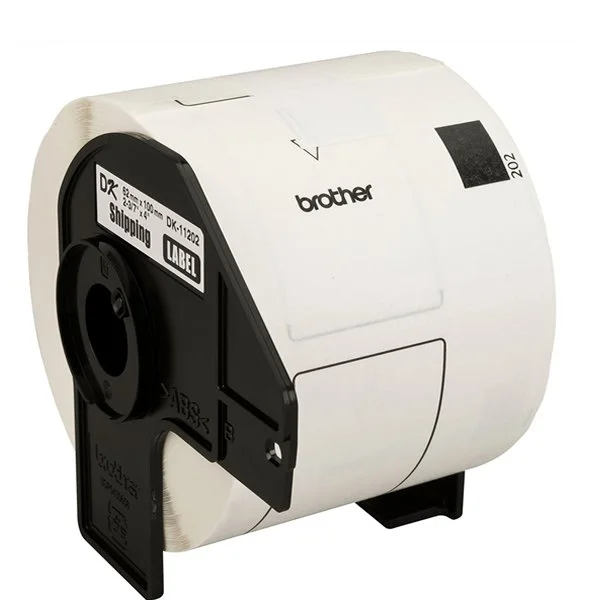Brother Black on White Paper Shipping Labels (Pack of 300) DK11202 - Image 2