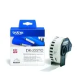 Brother Continuous Paper Labelling Tape 29mm x 30.48m Black on White DK22210 - Image 2