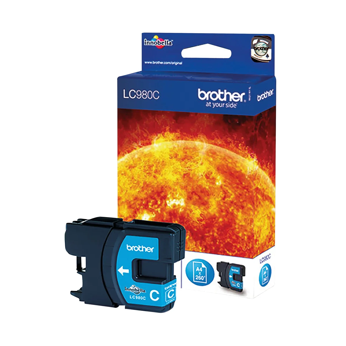Brother LC980C Inkjet Cartridge Cyan LC980C - Image 2