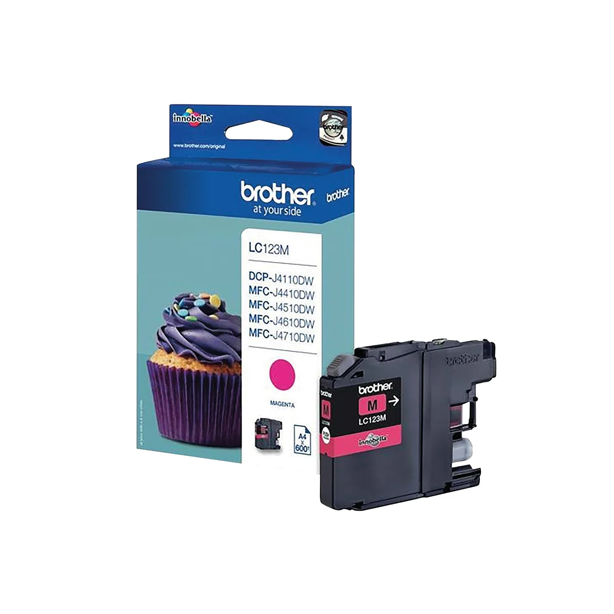 Brother LC123M Inkjet Cartridge Magenta LC123M - Image 2