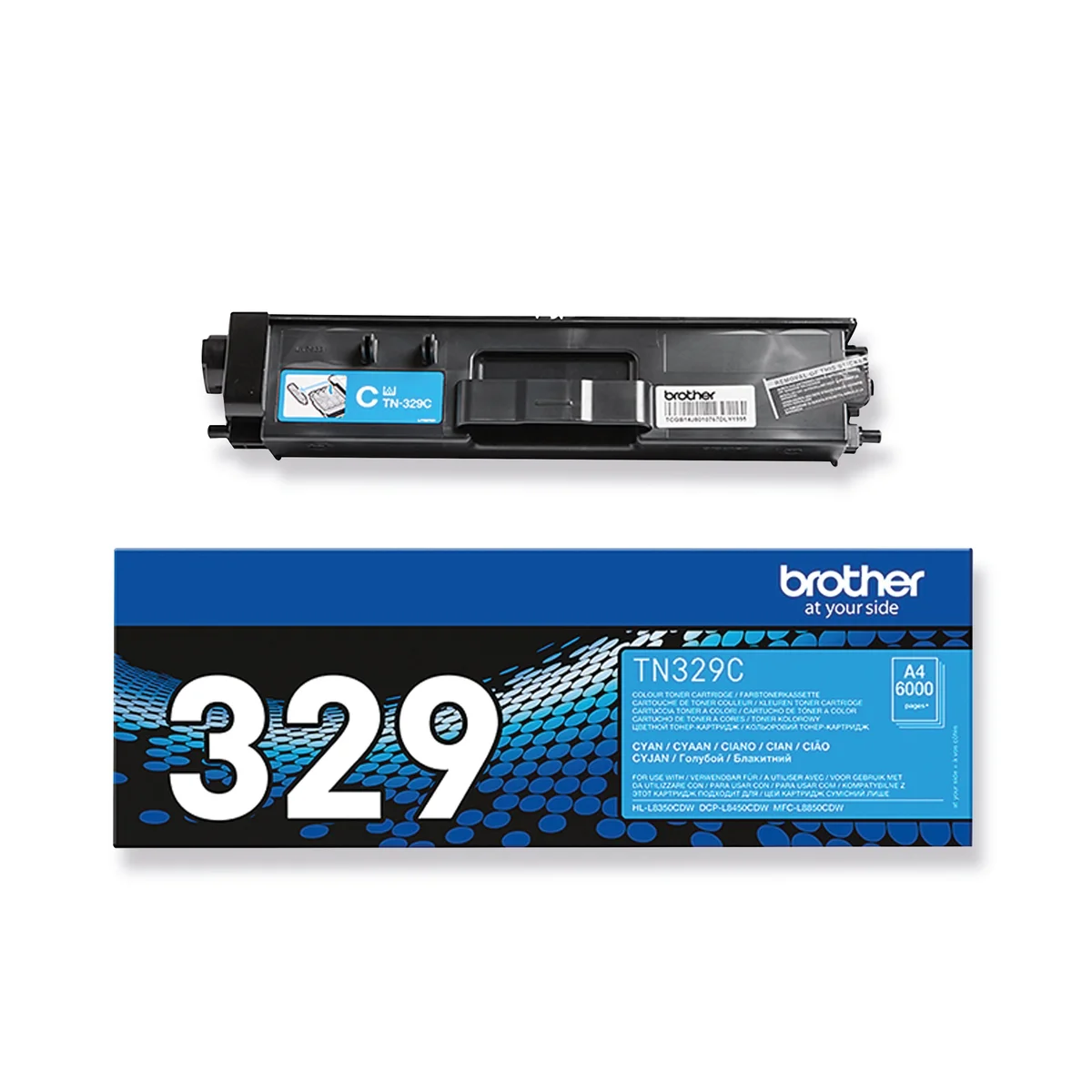 Brother TN-329C Toner Cartridge Super High Yield Cyan TN329C - Image 1