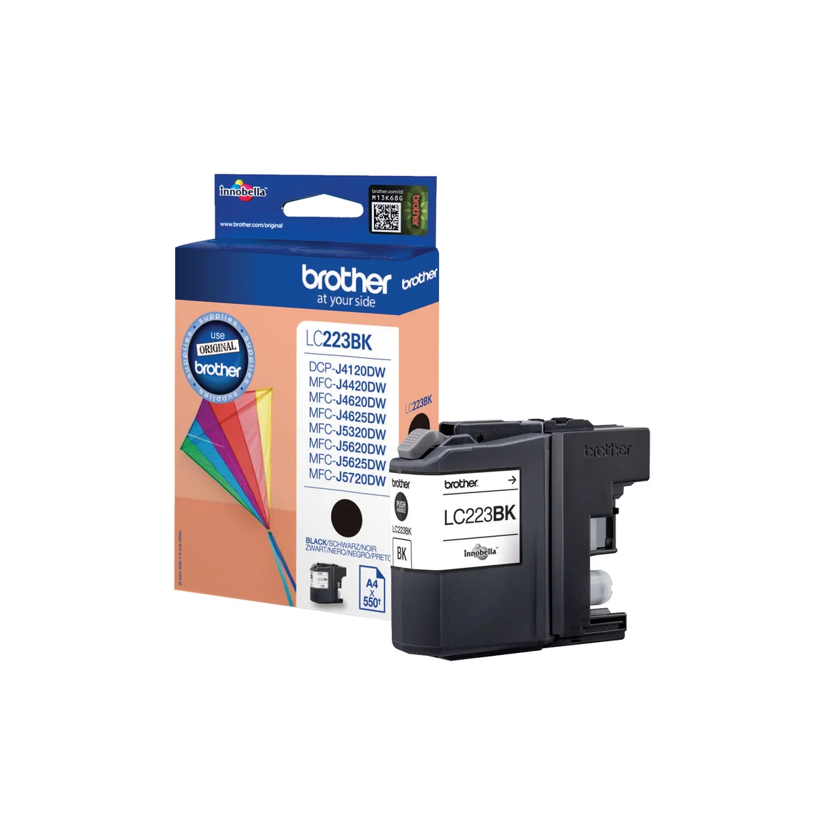Brother LC223BK Inkjet Cartridge Black LC223BK - Image 1