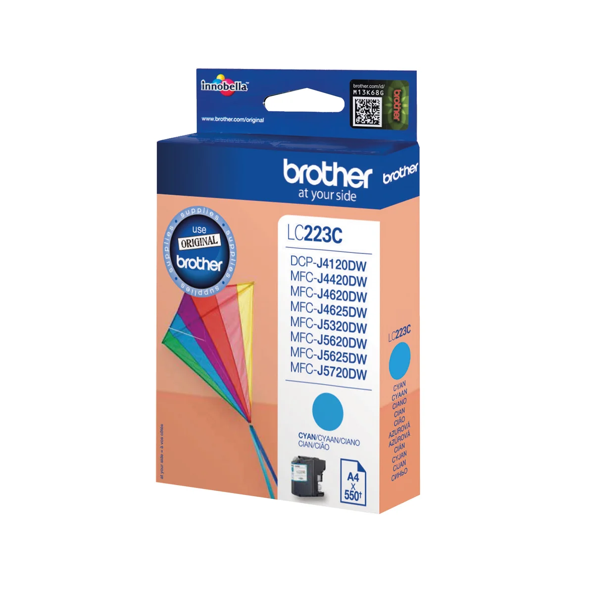 Brother LC223C Inkjet Cartridge Cyan LC223C - Image 2