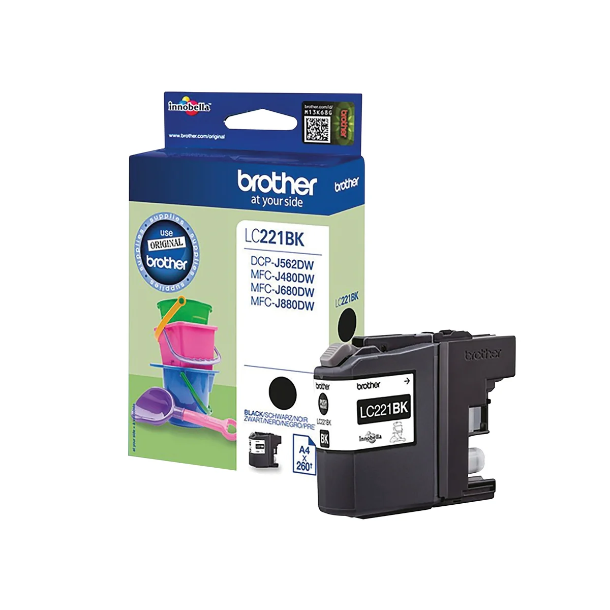 Brother LC221BK Inkjet Cartridge Black LC221BK - Image 2