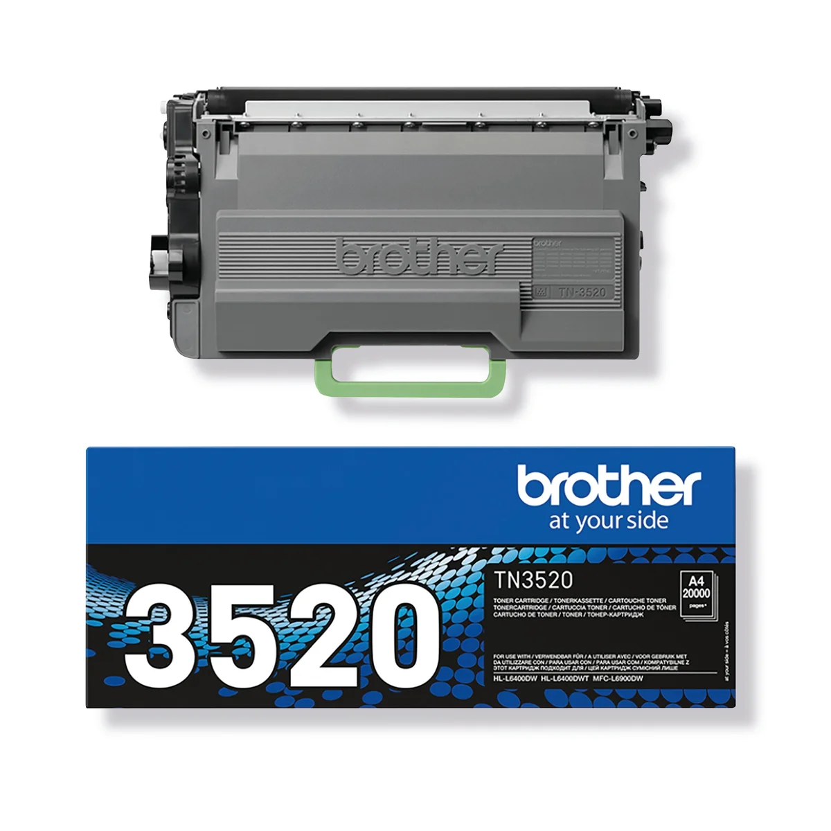 Brother TN-3520 Toner Cartridge Ultra High Yield Black TN3520 - Image 1