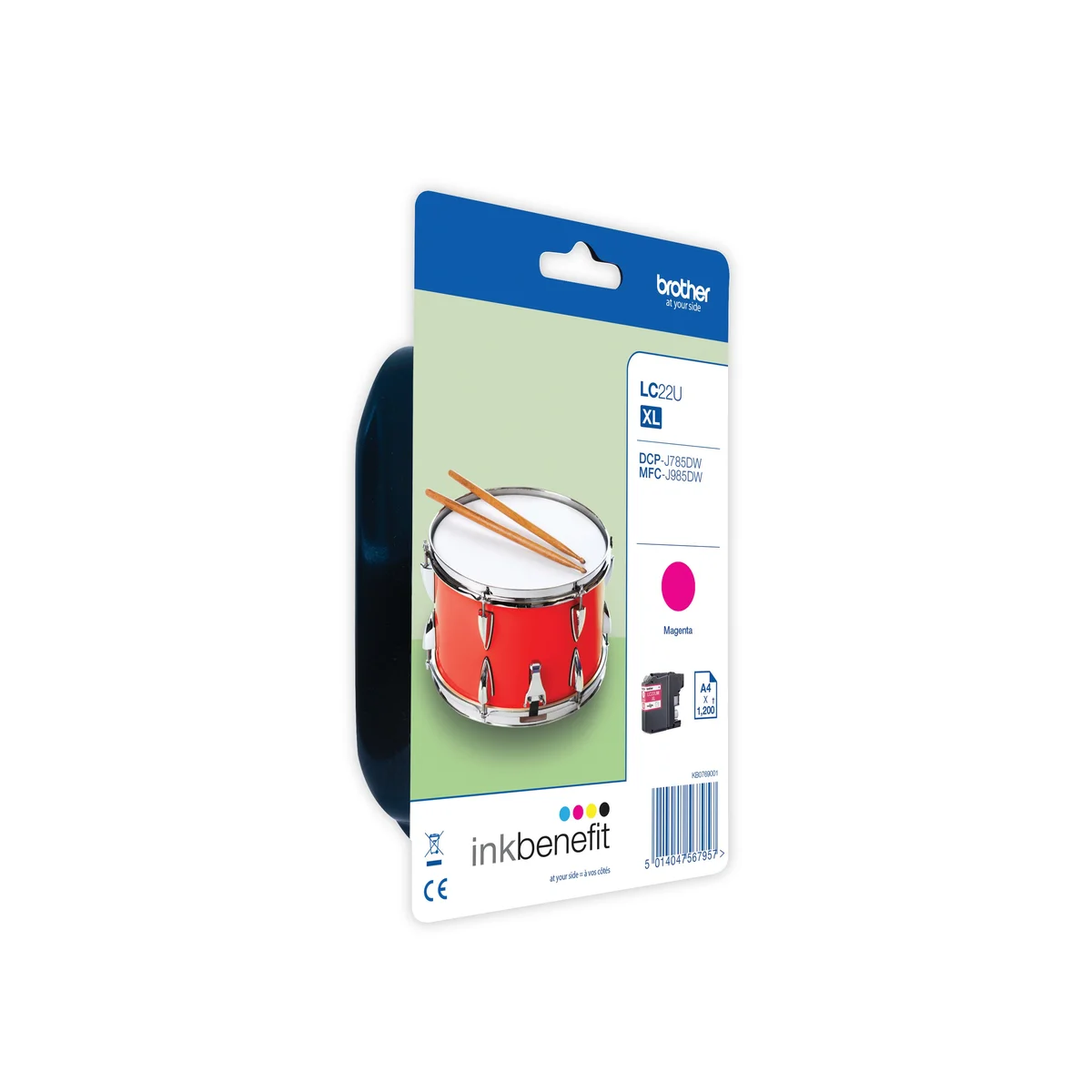 Brother LC22UM Inkjet Cartridge Magenta LC22UM - Image 2