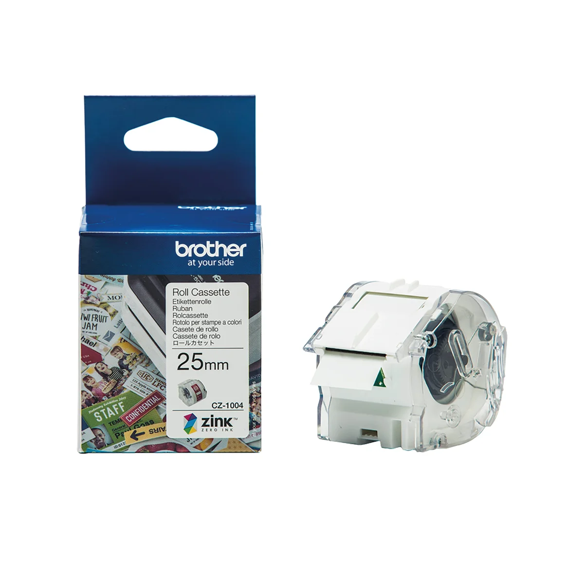 Brother Label Roll 25mm x 5m CZ1004 - Image 1