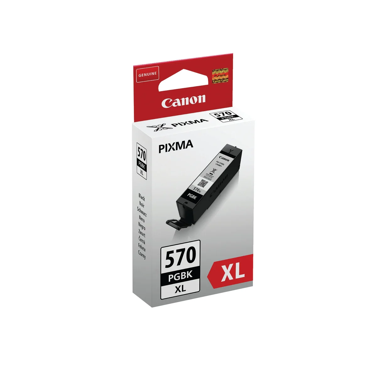 Canon PGI-570PGBK Ink Cartridge High Yield Pigment Black 0318C001 - Image 1