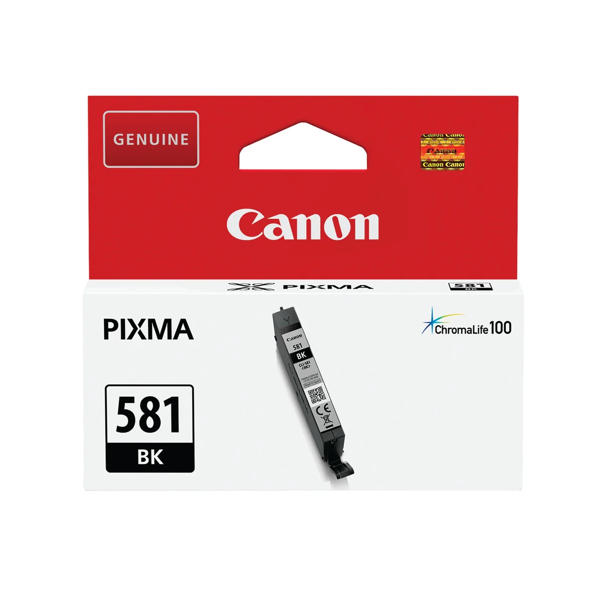 Canon CLI-581BK Ink Cartridge Black 2106C001 - Image 1