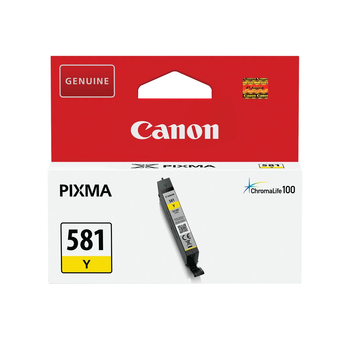 Canon CLI-581Y Ink Cartridge Yellow 2105C001 - Image 1