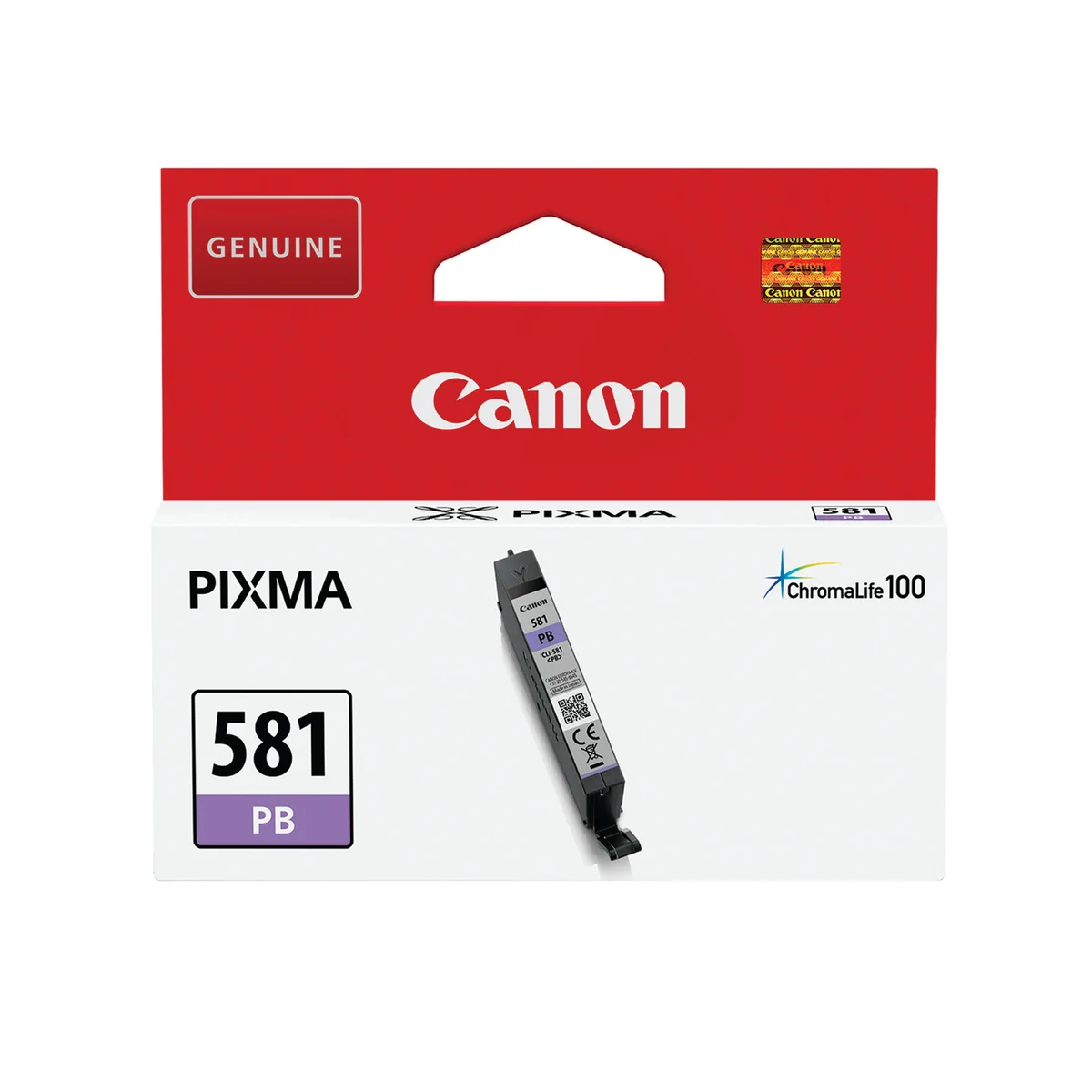 Canon CLI-581PB Ink Cartridge Photo Blue 2107C001 - Image 1