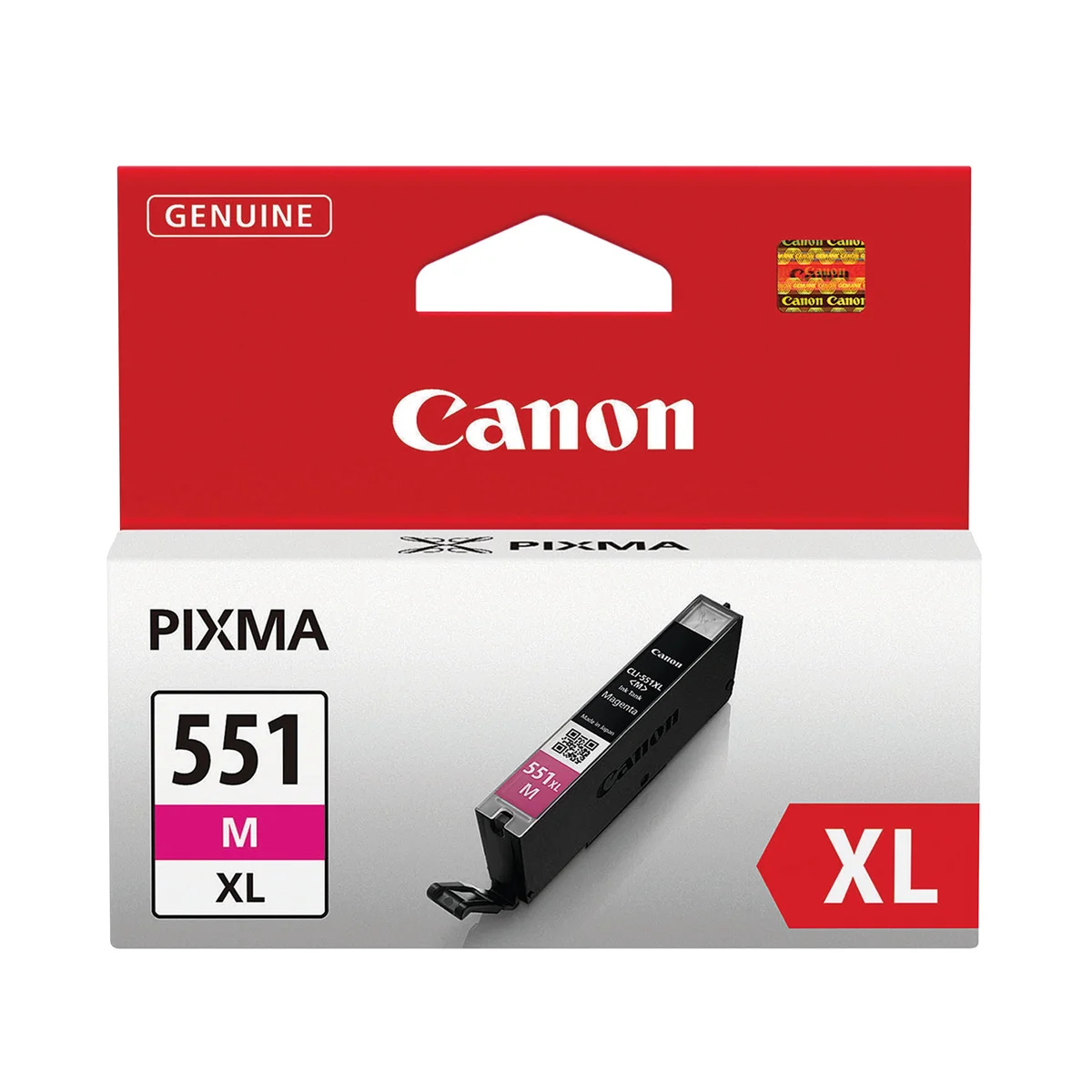 Canon CLI-551M Ink Cartridge High Yield Magenta 6445B001 - Image 1