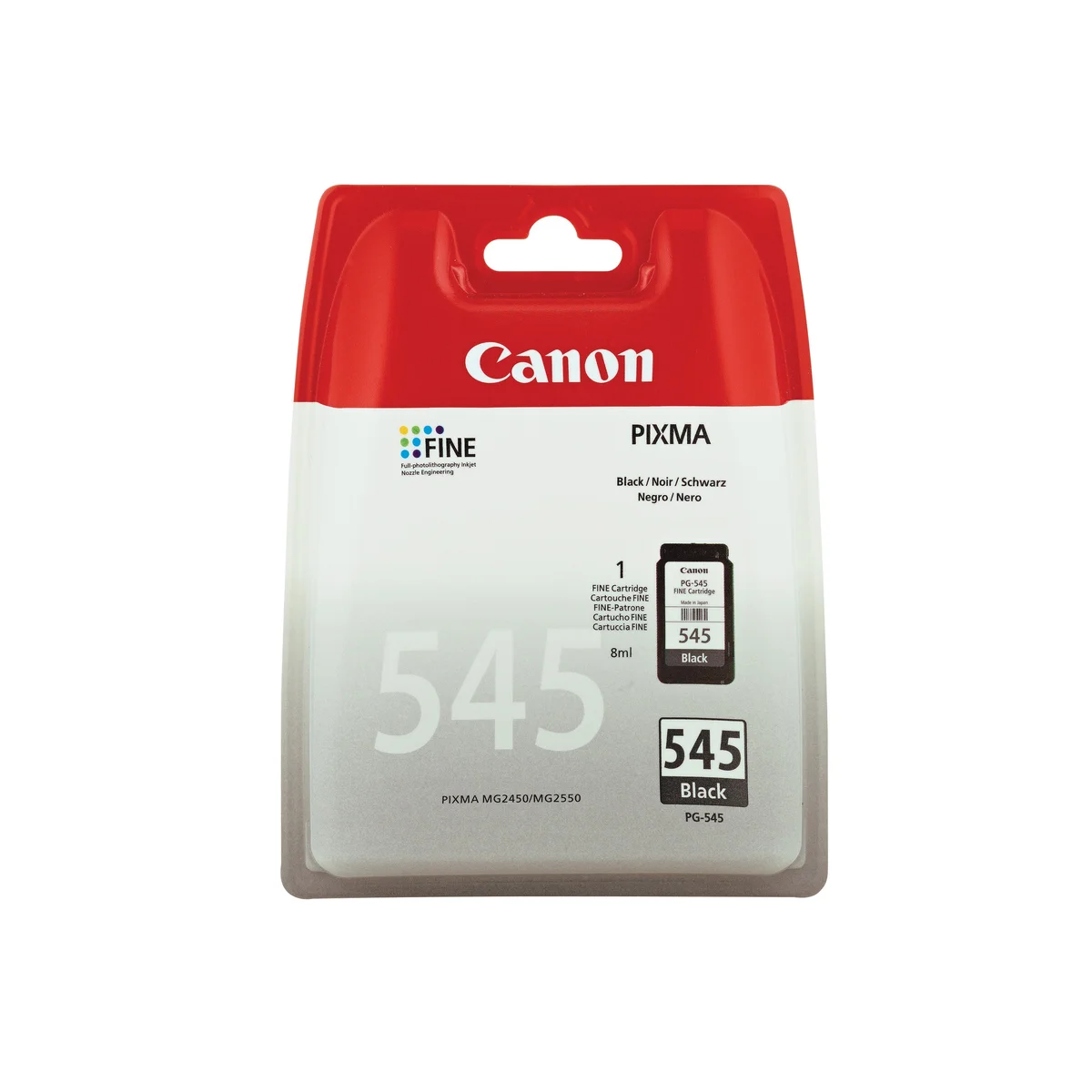 Canon PG-545 Ink Cartridge Black 8287B001 - Image 1