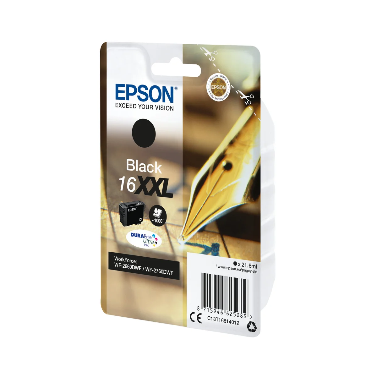 Epson 16XXL Pen and Crossword DURABrite Ultra Ink Cartridge Extra High Yield Black C13T16814012 - Image 2