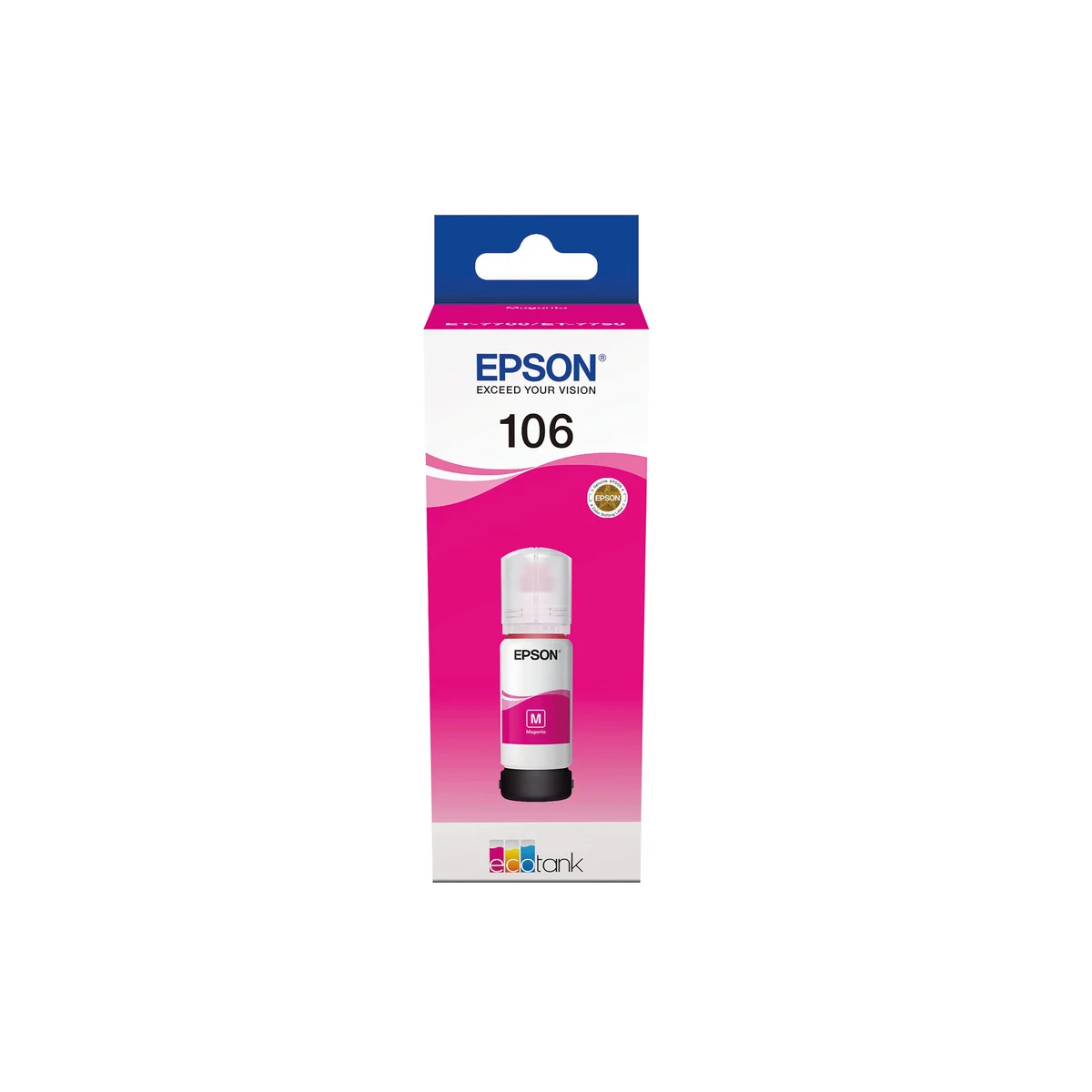 Epson 106 EcoTank Ink Bottle Magenta C13T00R340 - Image 2