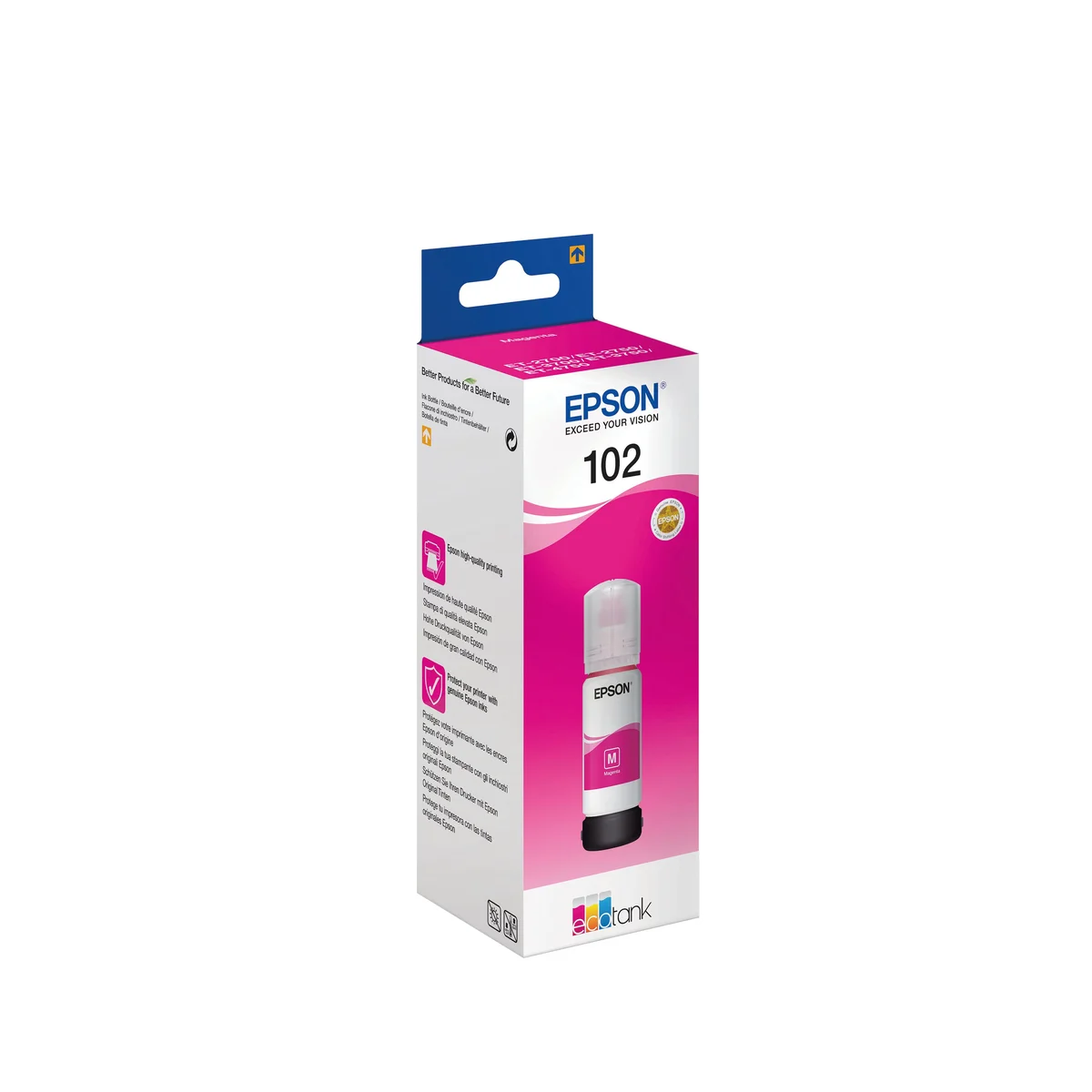 Epson 102 EcoTank Ink Bottle Magenta C13T03R340 - Image 2