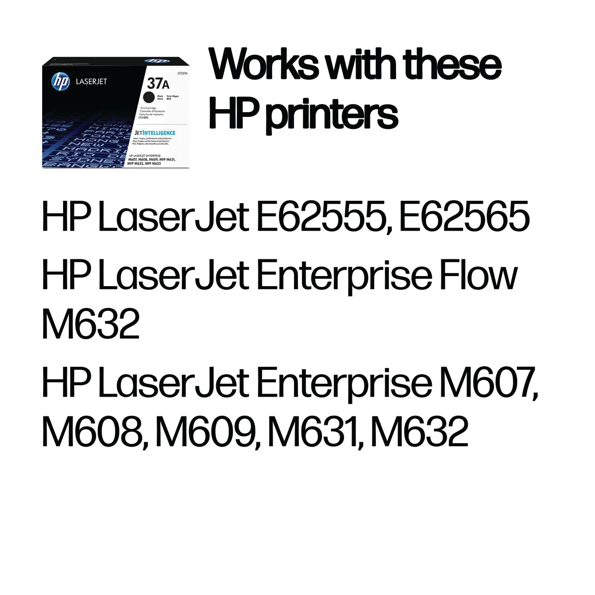 HP 37A Original LaserJet Toner Cartridge Black CF237A - Image 2