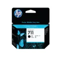 HP 711 DesignJet Ink Cartridge 80-ml Black CZ133A - Image 1