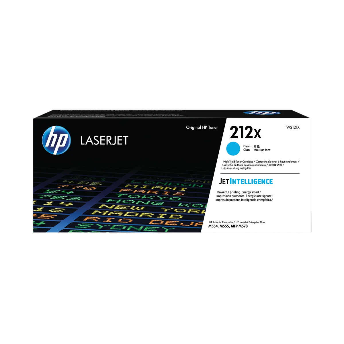 HP 212X Original LaserJet Toner Cartridge High Yield Cyan W2121X - Image 1