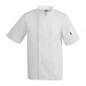 Whites Vegas Unisex White Short Sleeve Chef Jacket - Image 1