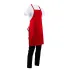 Chef Works Bib Apron Red