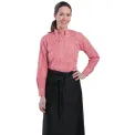 Uniform Works Womens Gingham Shirt Red 2XL - Image 1