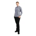Uniform Works Womens Gingham Shirt Black S - Image 1
