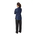 Southside NY Queens Womens Denim Lightweight Chef Shirt - Image 8