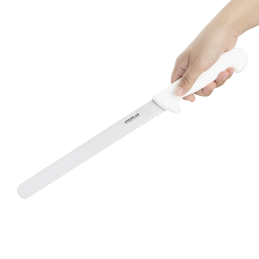 Hygiplas Serrated Slicer White 25.5cm - Image 2