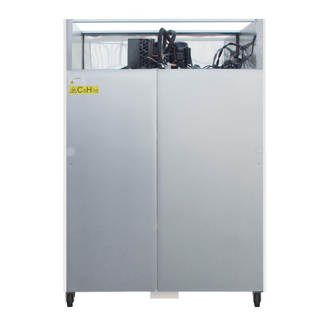 Polar Double Door Freezer White 1200Ltr