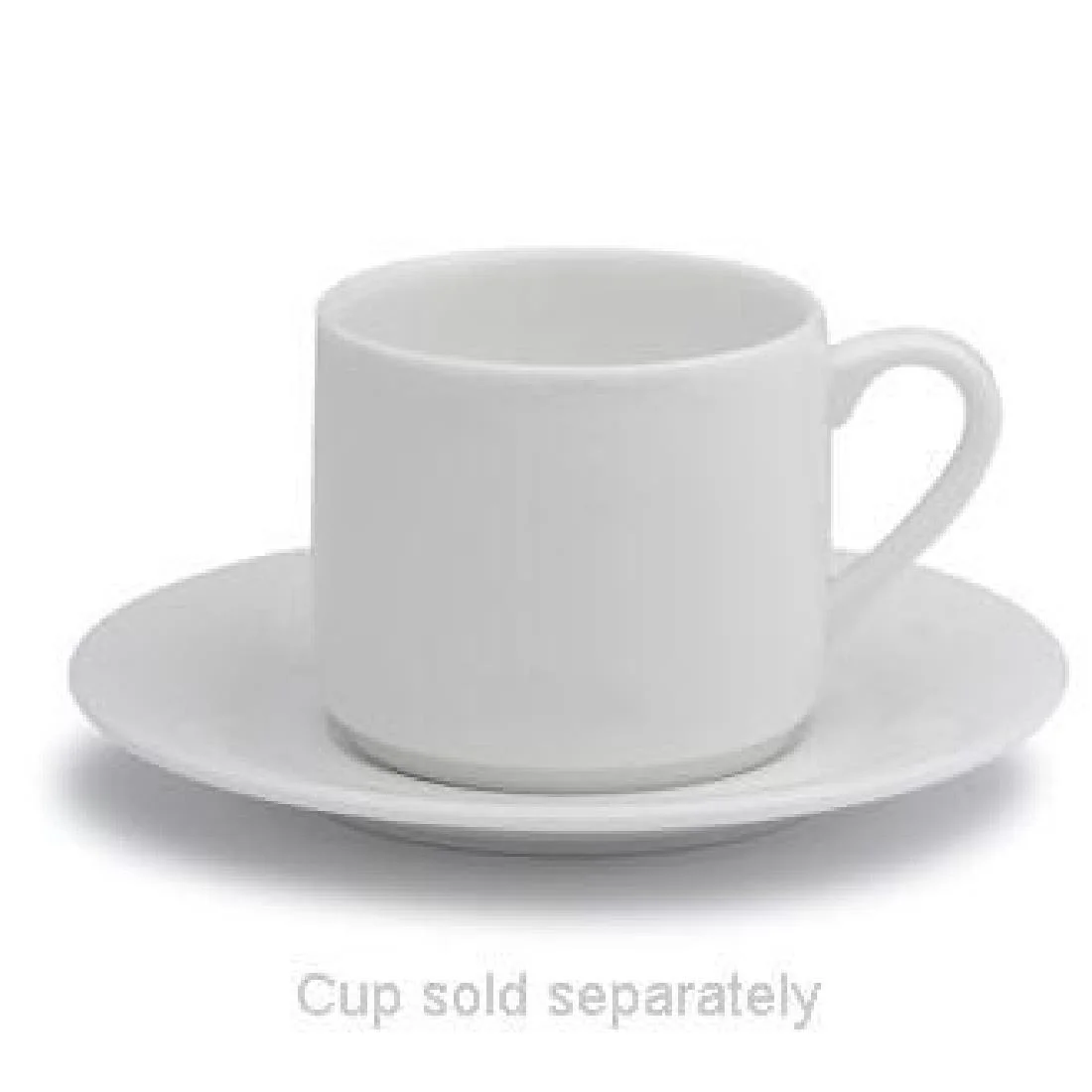 Elia Glacier Fine China Espresso Cups Saucers 115mm (6 Pack) - Image 2