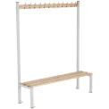 Single Sided Coat Hanger Bench 1500mm - Image 1