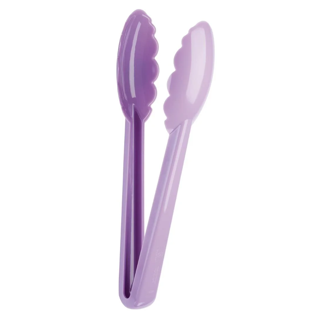 Mercer Culinary Utility Tongs Allergen Purple - Image 1