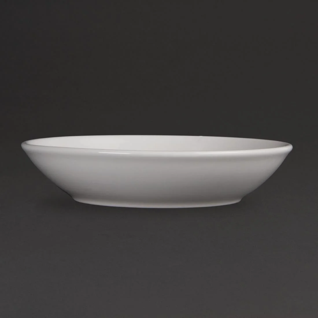 Olympia Whiteware Deep Plates 200mm - Image 1